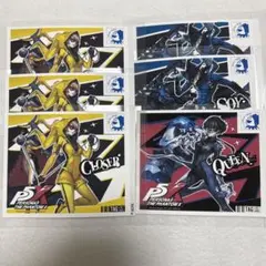 ペルソナ5　オリジナルラベル缶　ステッカー　6枚セット