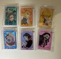 新品未開封鬼滅の刃くら寿司コラボアクリルキーホルダーコンプリート 6個セット