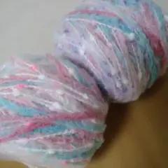 ファンシーヤーン　引き揃え毛糸　46g✕2色 約90g