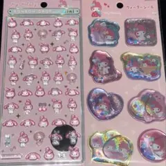 【正規品】マイメロボンボンドロップシール mini ウォーターシール