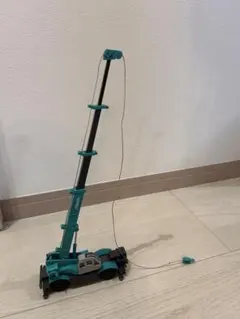 KOBELCO クレーン付きミニカー ターコイズ　agatsuma
