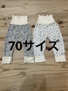 【2枚セット】腹巻き付きレギンス 70 スペアパンツ ズボン バースデー
