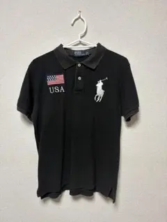 ⭐︎希少⭐︎ラルフローレン　BERLIN ポロシャツ ブラック　刺繍　ビックポニー ⭐︎希少⭐︎ラルフローレン BERLIN ポロシャツ ブラック 刺繍