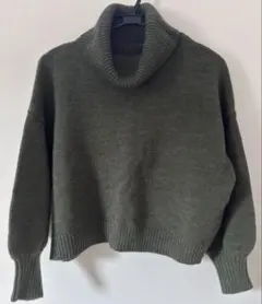 URBAN RESEARCH タートルネックセーター Free オリーブグリーン