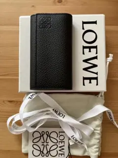 LOEWE ブラック レザー キーケース LOEWE ブラック レザー キーケース LOEWE ロエベ キーケース