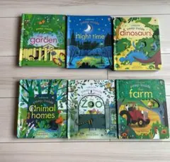 イギリス　Usborne社　仕掛け絵本　英語　6冊セット