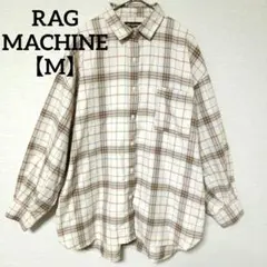 RAG MACHINE【M】ラグマシーン チェック柄 オーバーサイズ 長袖シャツのサムネイル