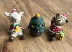 クリスマスの置物(3つ!