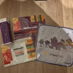 マクド　福袋　2025 3点　2026 1点BEAMS DESIGN セット