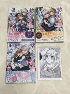 【特典付き】捨てられ男爵令嬢は黒騎士様のお気に入り　1,2,3巻セット