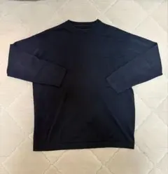 crépuscule ネイビー 長袖ニット