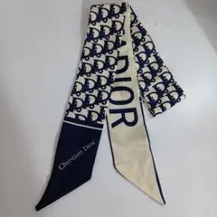 極美品✨ディオール トロッター 総柄 スカーフ バンダナ 大判 シルク100% Christian Dior - タグ付きクリスチャンディオールトロッター総