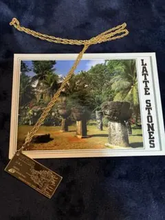 グアム　ラッテストーンパーク　ネックレス　ポストカード♡