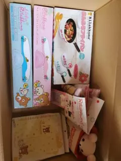増量　りらっくま　ローソンフェアの食器、クリアファイル、プライズ　(多分)46点