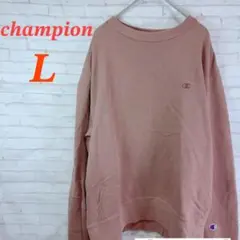 【レアカラー】チャンピオン　トレーナー　スウェット　ロゴ　古着 90ss Lのサムネイル