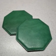 レザーコースター　2枚セット