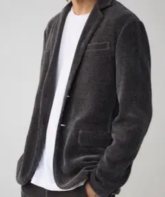 AZUL BY MOUSSY コーデュロイ テーラードジャケット ブラックのサムネイル