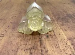 ヘアアクセサリー　バンスクリップ　お花　バラ