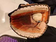 ZETT 軟式用キャッチャーミットオレンジ/黒