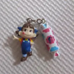 ペコちゃん ミルキーのロール ストラップ