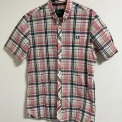FRED PERRY スリムフィット 半袖シャツ チェック柄のサムネイル