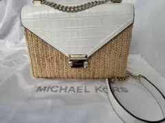 【美品】最終セール！マイケルコース 2ウェイバック　レディース　白