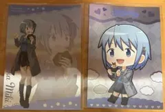 魔法少女まどか☆マギカ 推し旅 ガラポン ポストカード 美樹さやか 2種