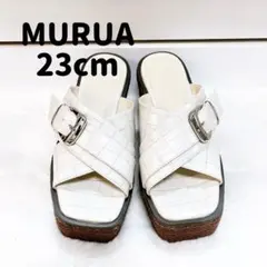 MURUA 厚底サンダル 23cm