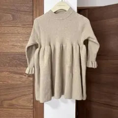 ◾︎100)② フリルニットワンピース