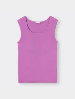 リブタンクトップ タンクトップ