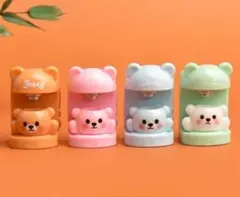 クマさん コーヒーメーカー デコパーツ 4個セット
