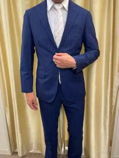 universal language スーツ　セットアップ　ゼニア　ストライプ universal language スーツ セットアップ ゼニア ストライプ universal