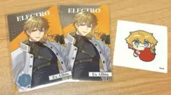 にじさんじ　エクス・アルビオ　8周年　メタルカード／ステッカー　3点セット