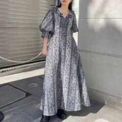 2024 アメリヴィンテージ FRILL CACHECOEUR DRESS S