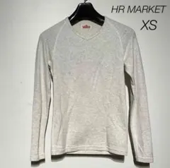 美品【HR MARKET】ストレッチフライス　Vネック 長袖Tシャツ　サイズXSのサムネイル