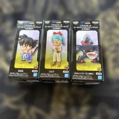 ドラゴンボール　ワーコレ　少年期2　悟空　ブルマ　ウーロン変化　３個セット