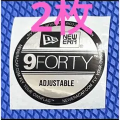 2枚　9FORTY ニューエラ　NEW ERA ステッカー　サイズシール