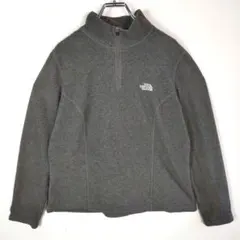ノースフェイスthe north faceハーフジップフリースジャケットロゴ刺繍