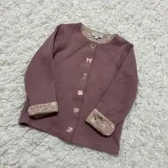anyFAM ピンク カーディガン スイーツ クマ