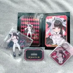 DMMくじにじさんじゴシック 夜見れな アクスタ&キーホルダー&ブロマイド