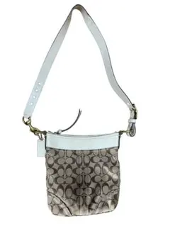 コーチ　COACH ショルダーバッグ　F10402 シグネチャー　ホワイト