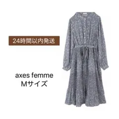 axes femme 花柄 Mサイズ ワンピース