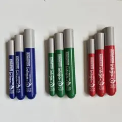 ホワイトボードマーカー　赤・青・緑セット