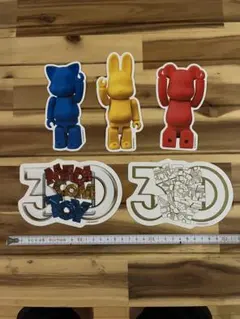 MEDICOM TOY 非売品　30周年ステッカー 5枚セットのサムネイル