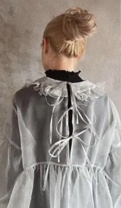 madder madder organza tuck dress