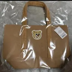 フェイラーFEILER オールドテディ　ワッペントートバッグ　L ベージュ　小