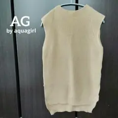 1週間程で削除m(_ _)m☆ AGbyaquagirl ノースリーブ ベージュ