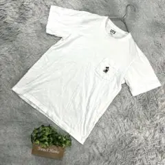 【UNIQLO】ユニクロ ミッキー刺繍Tシャツ(S)白