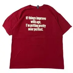 アメリカ古着　メッセージ　プリント　半袖　Tシャツ　US古着　I2263