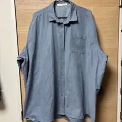 AS KNOW AS グレーシャツ バックプリントのサムネイル